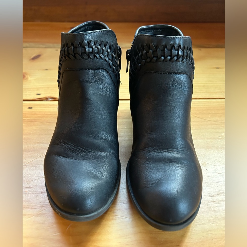Black ankle booties
